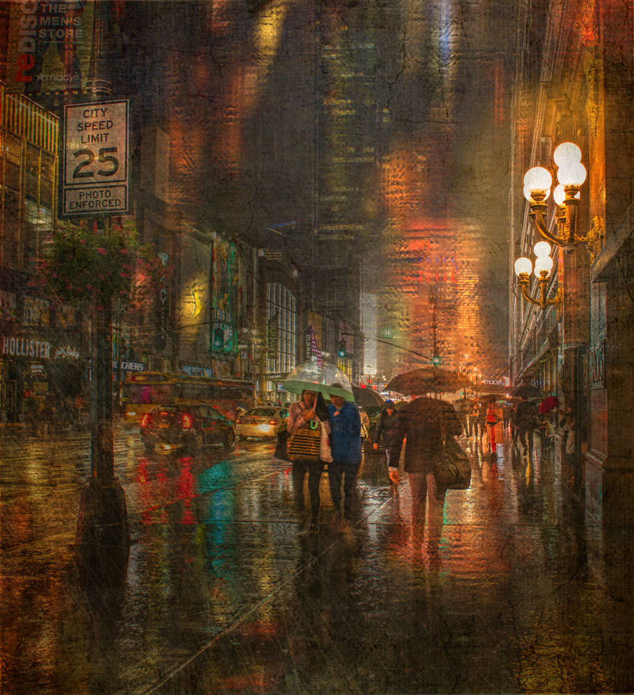 Rain in the evening von Anette Ohlendorf