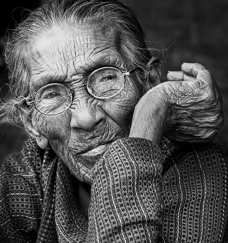 Nepalese Old Woman