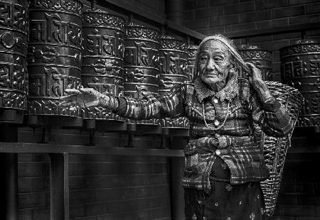 Nepali Old Woman