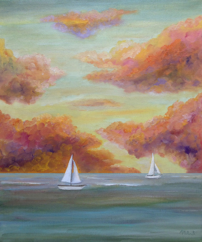 Autumn Sailing von Angeles M. Pomata