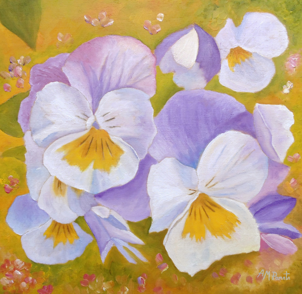 Pansies von Angeles M. Pomata