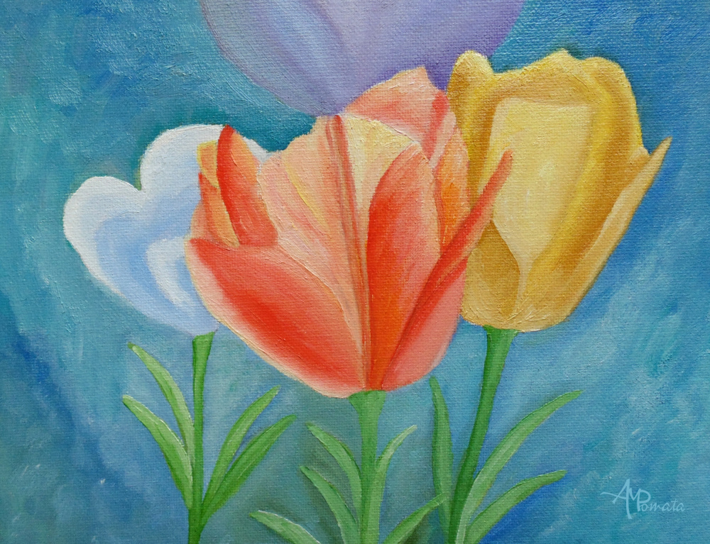 Tulips von Angeles M. Pomata