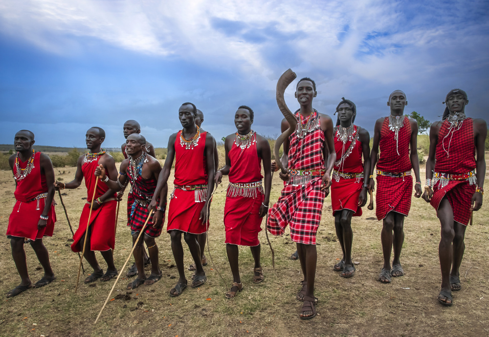 Welcome by Maasai von Anita Singh