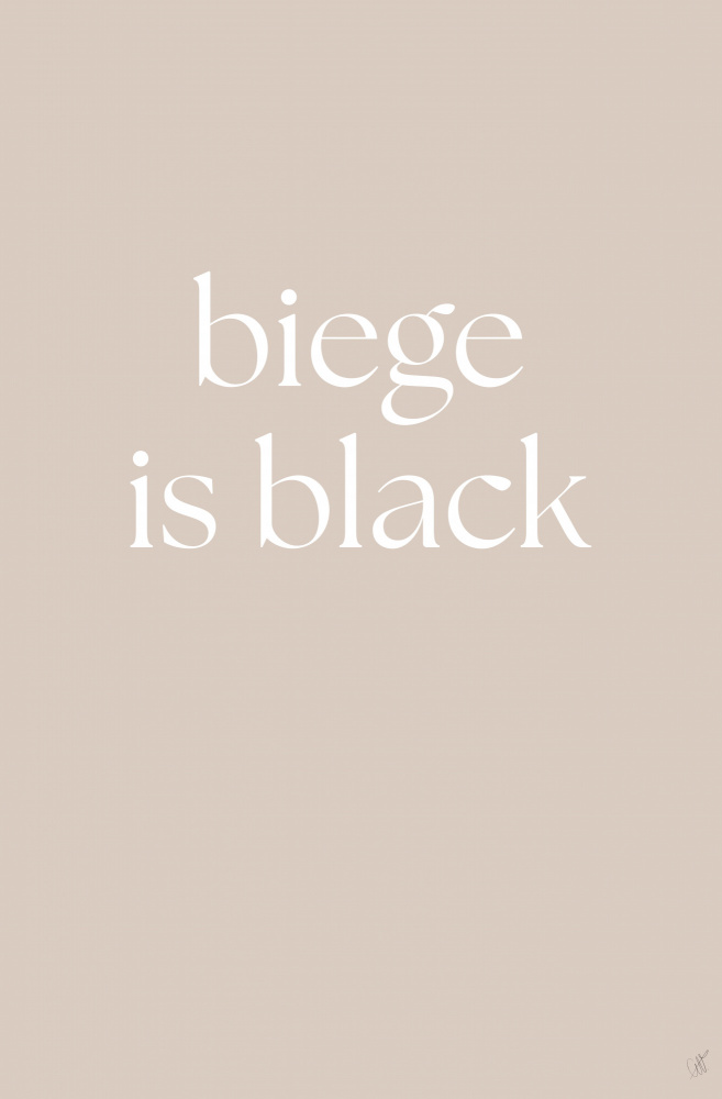 Biege Is Black von Anne-Marie Volfova