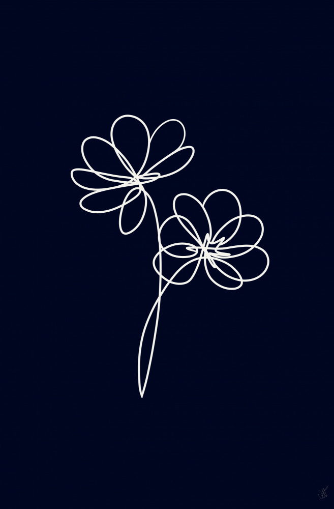 Line Art Flowers von Anne-Marie Volfova