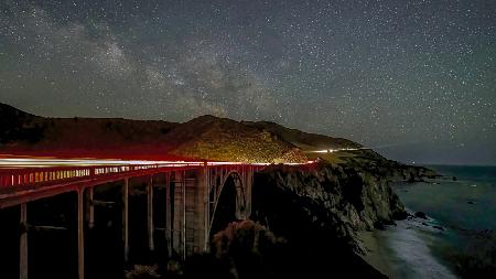 Milky Way Over Bixby Bridge