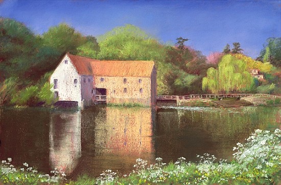 Springtime at the Mill, 2004 (pastel on paper)  von Anthony  Rule