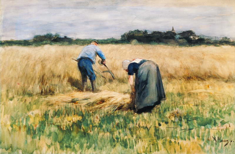 The Harvest von Anton Mauve