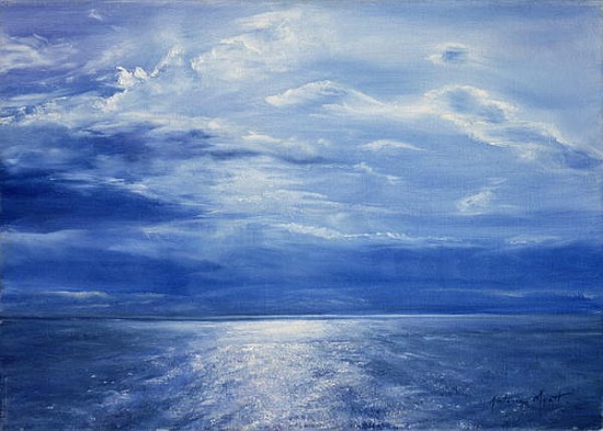 Deep Blue Sea, 2001 (oil on canvas)  von Antonia  Myatt