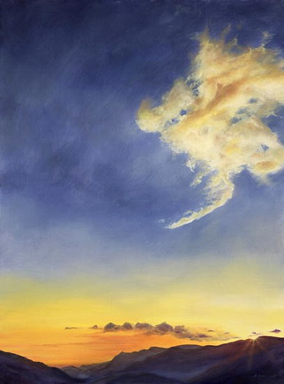 Father''s Joy (Cloudscape), 2001 (oil on canvas)  von Antonia  Myatt