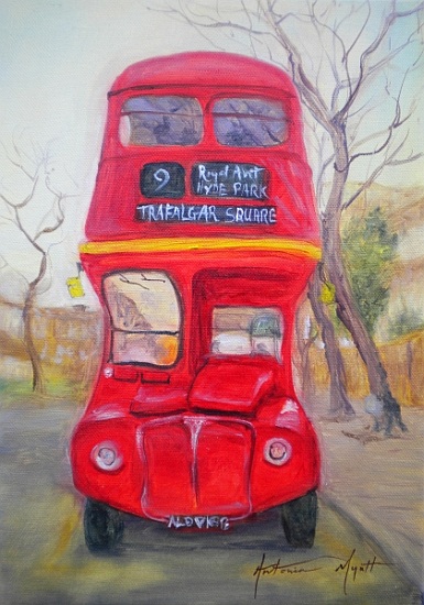 Red Bus von Antonia  Myatt