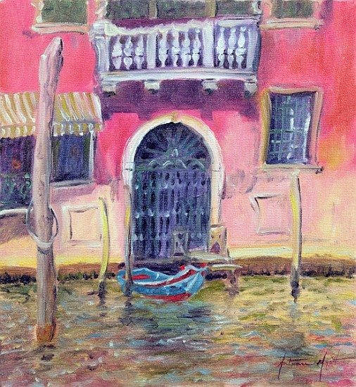 Venetian Balcony, 2000 (oil on canvas)  von Antonia  Myatt