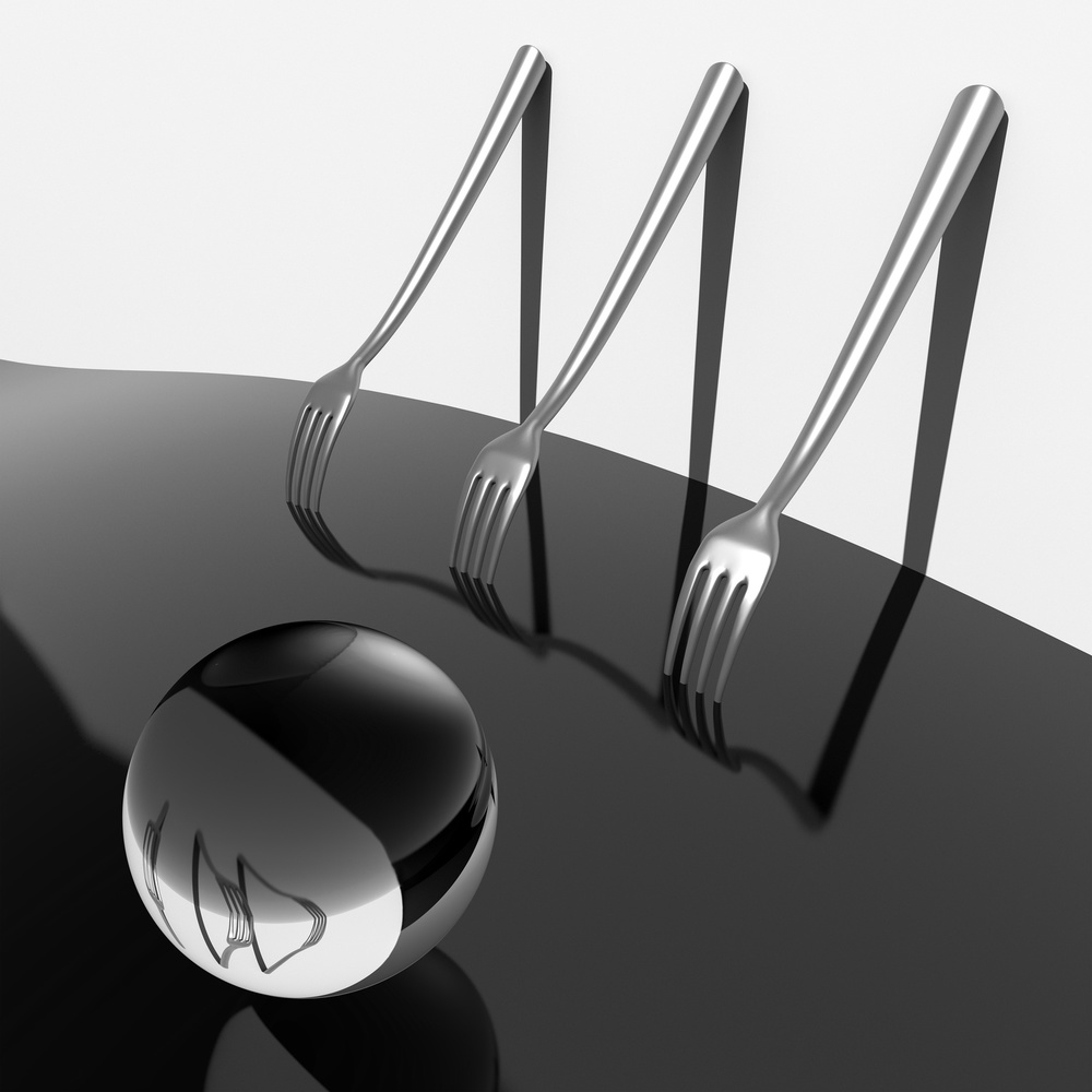 Ball and Forks von Antonyus Bunjamin (Abe)