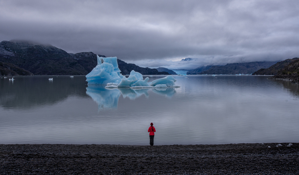 Blue icebergs von April Xie