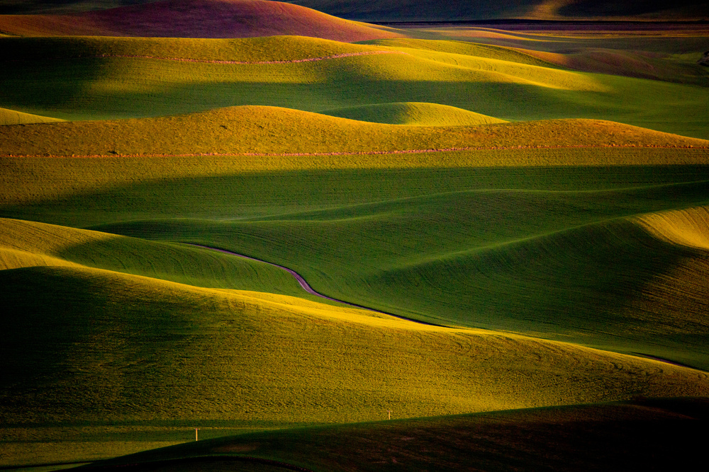 Palouse Sunset von April Xie