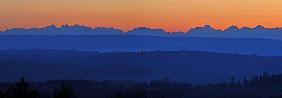 Blick auf die Alpen