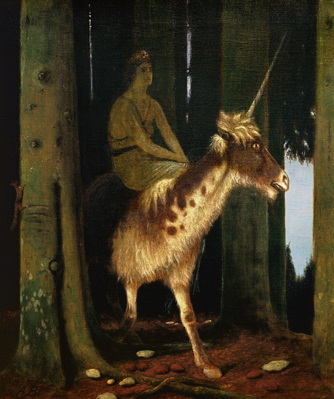 Das Schweigen des Waldes von Arnold Böcklin