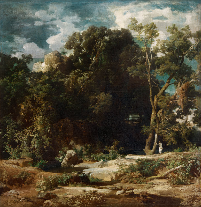 Römische Landschaft von Arnold Böcklin