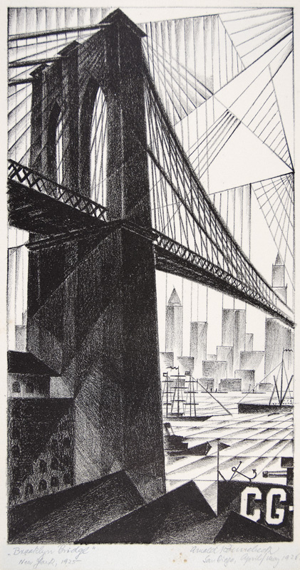 Brooklyn Bridge von Arnold Ronnebeck