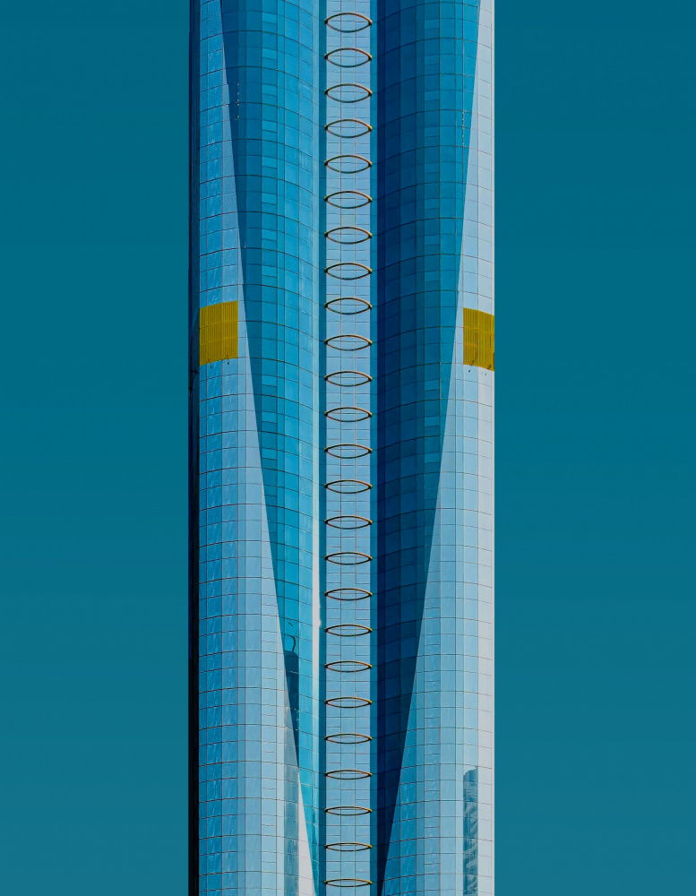 Blue on Blue - Modern Architecture Dubai von Arnon Orbach