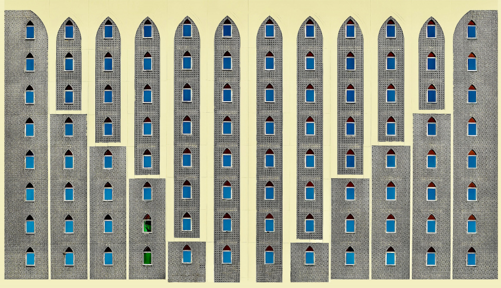 Facade - Dubai von Arnon Orbach