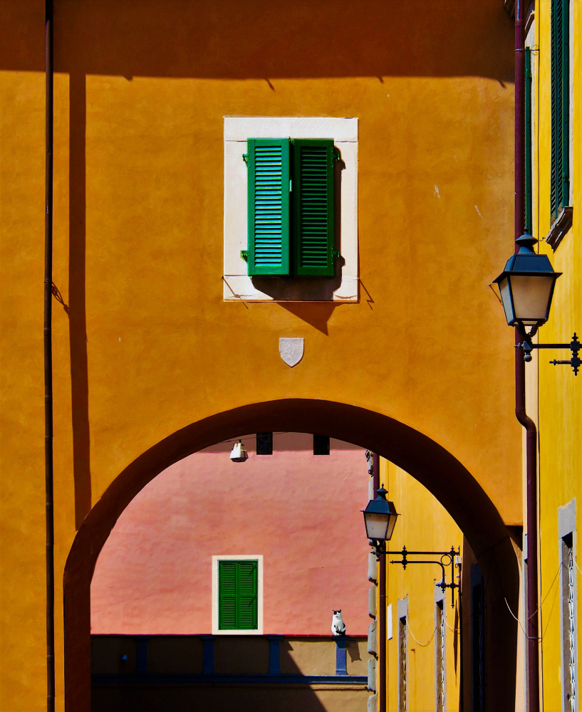 Urban textures - Liguria Italy von Arnon Orbach