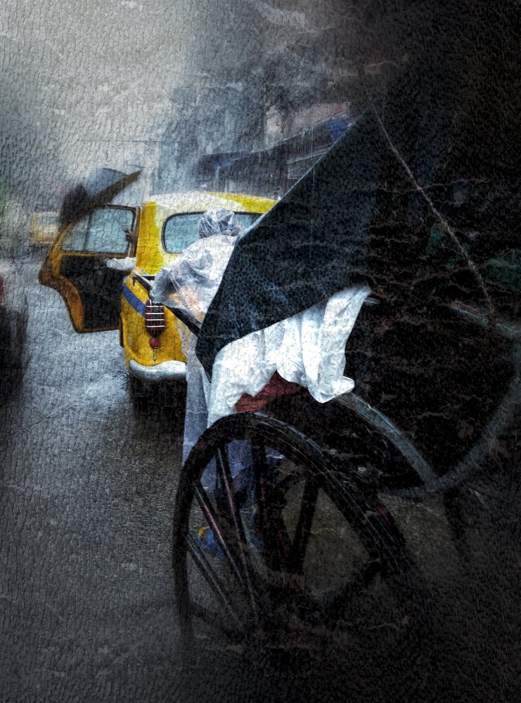 Kolkata rainy day von Arpan Biswas