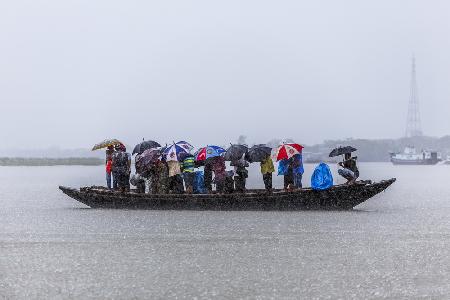 in the rain