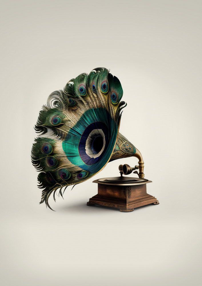 Peacock Gramaphone von Artem Pozdniakov