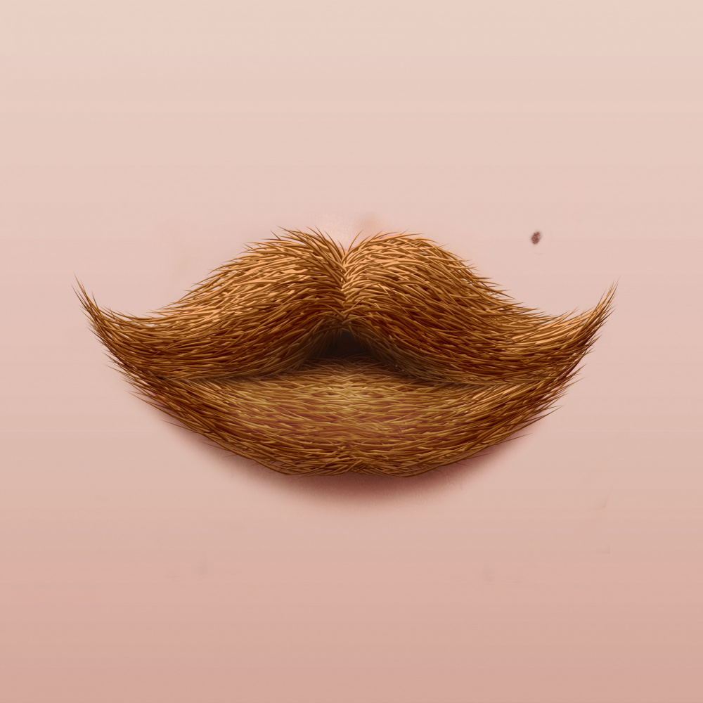 Moustache Kiss von Artem Pozdniakov