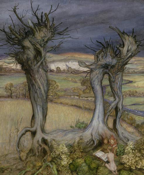 Near Amberley von Arthur Rackham