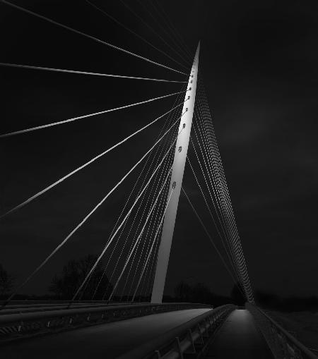 The Calatrava Bridge in the Netherlands