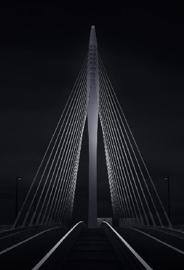 The Prince Claus Bridge in the Netherlands