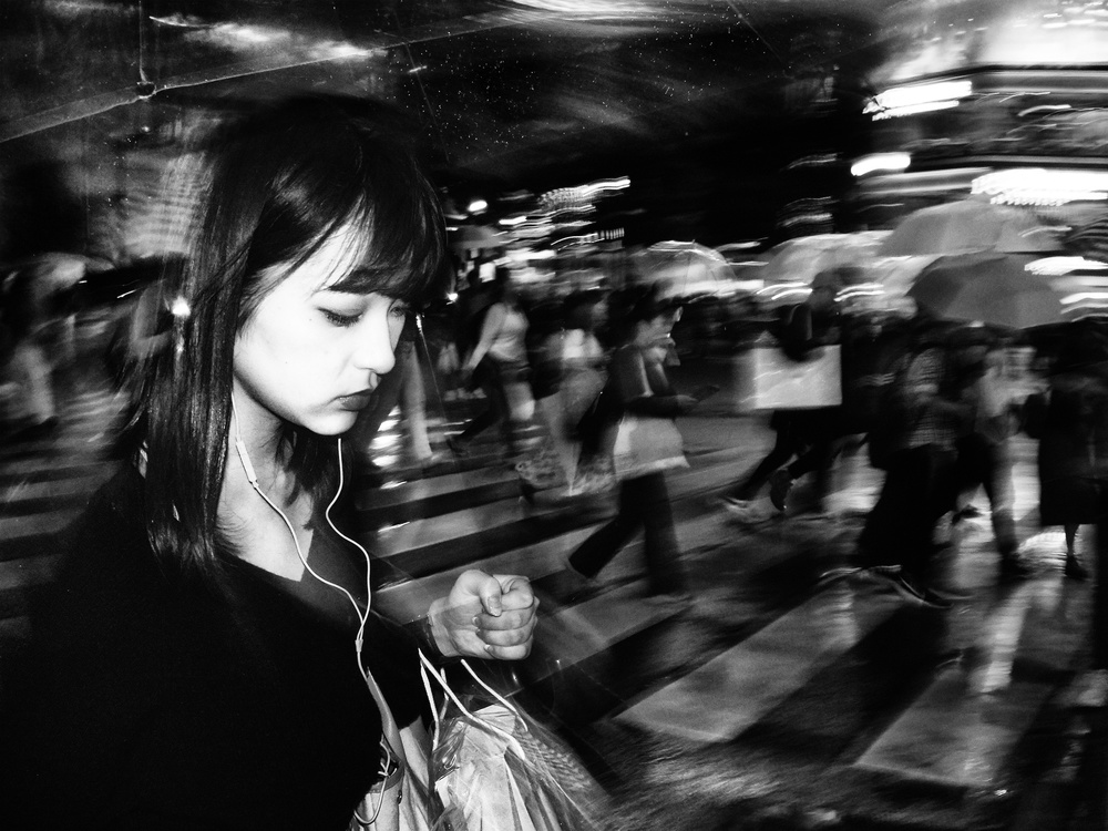 Shibuya Street - TOKYO 2016 von Ash Shinya Kawaoto