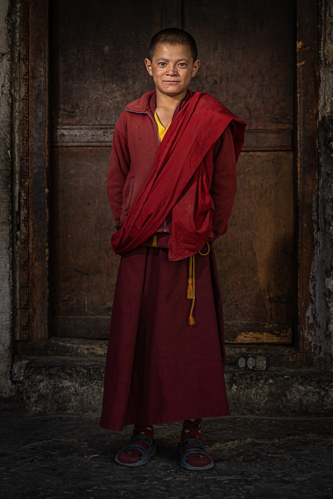 THE SMILING MONK von Ashish Kamble