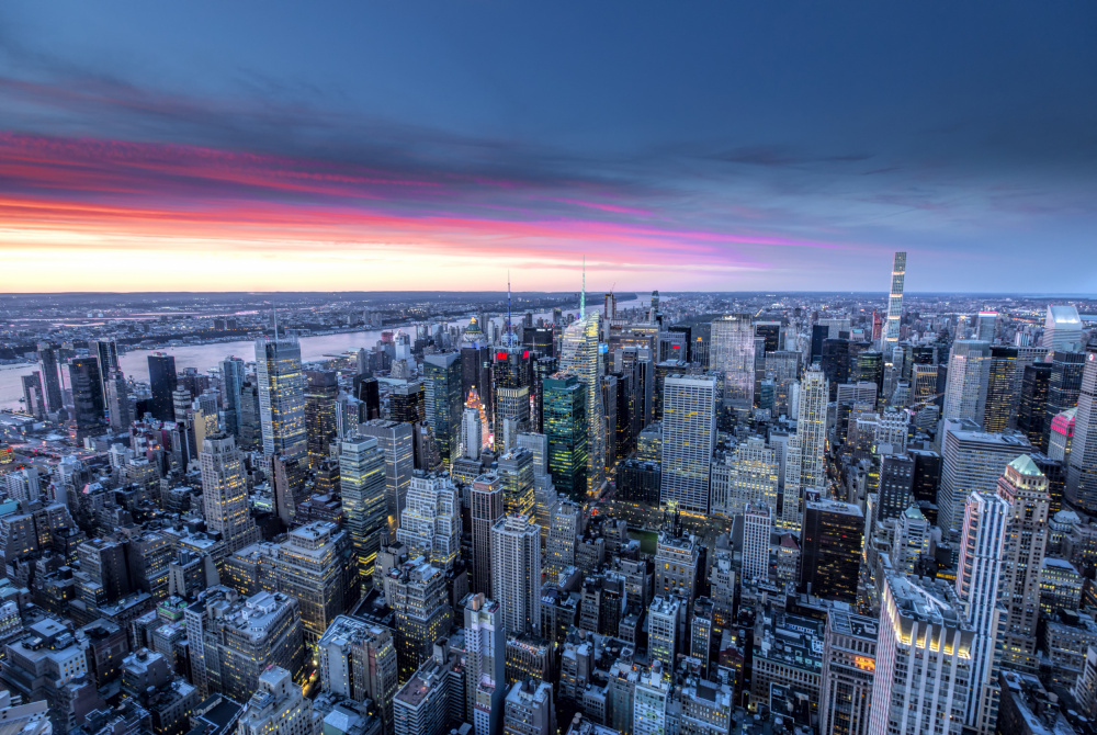 NYC Skyline von Ashley Sowter