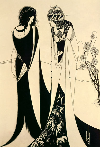 Herodias und Salomé. von Aubrey Vincent Beardsley