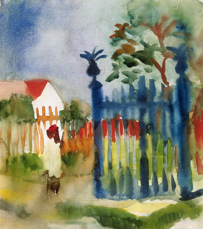 Gartentor von August Macke