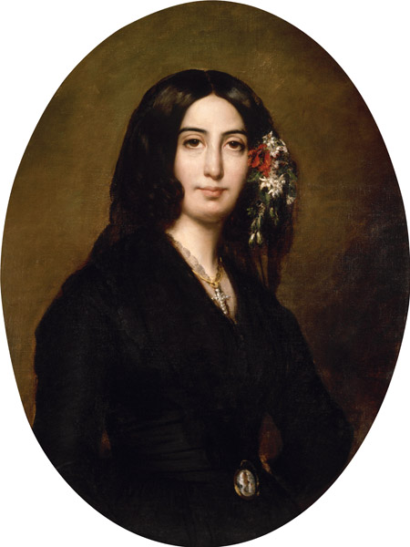 Porträt von George Sand von Auguste Charpentier