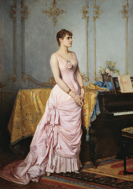 Portrait of Rose Caron (1857-1930) von Auguste Toulmouche