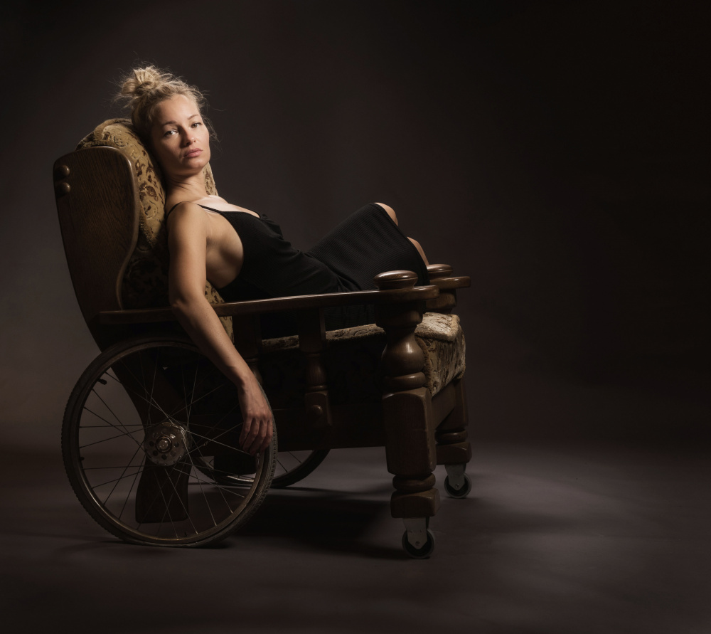 in the wheelchair von Axel K. Schoeps