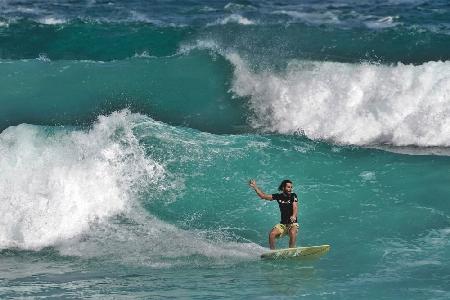 dancing with the waves