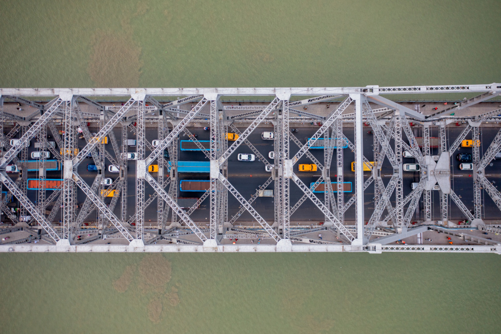 Howrah Bridge von Azim Khan Ronnie