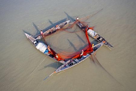 Traditional method of fishing