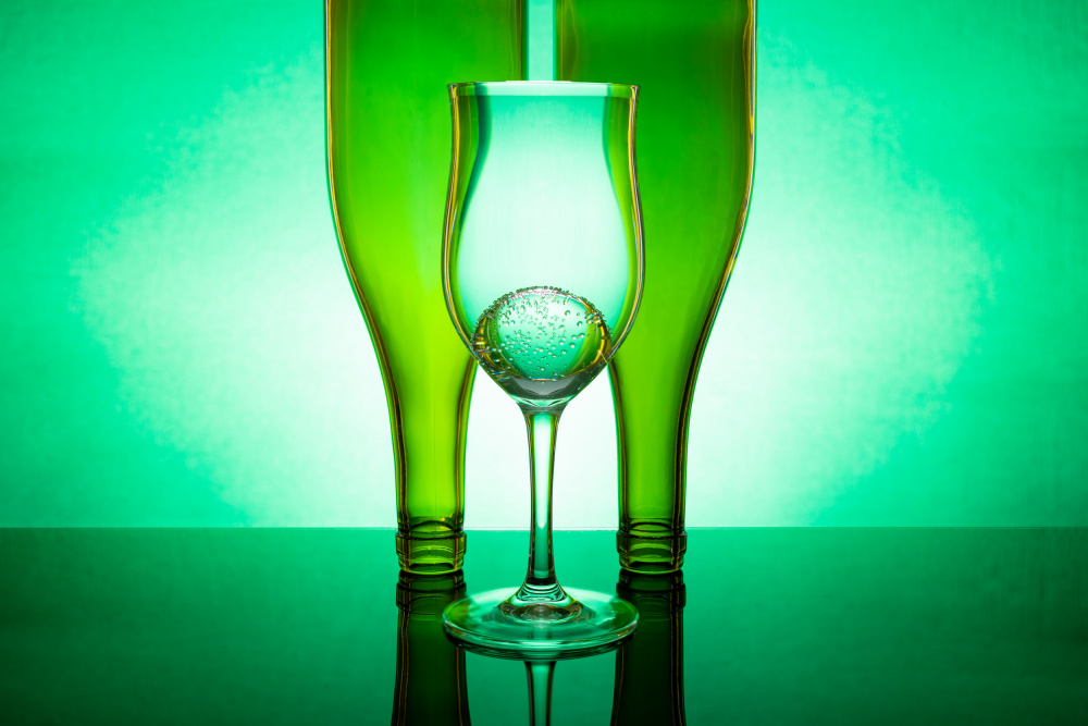 Green Glass #12 von Azriel Yakubovitch