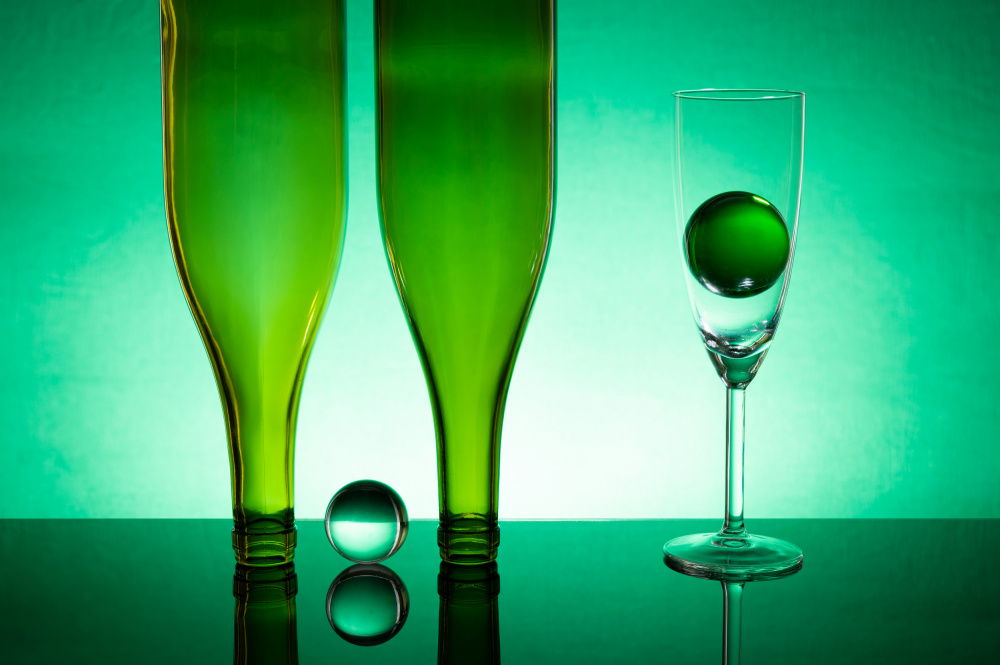 Green Glass #13 von Azriel Yakubovitch