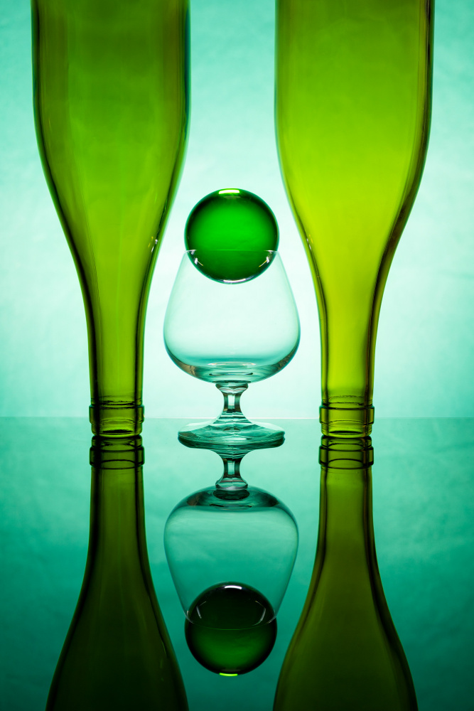 Green Glass #14 von Azriel Yakubovitch