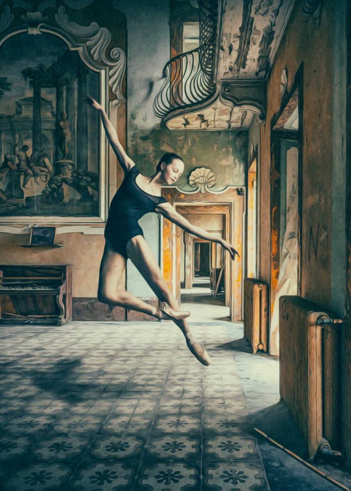 Abandoned Ballet Digital Painting 3 von Baard Martinussen