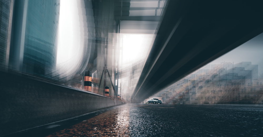 Unreal space  Under the bridge von baidongyun