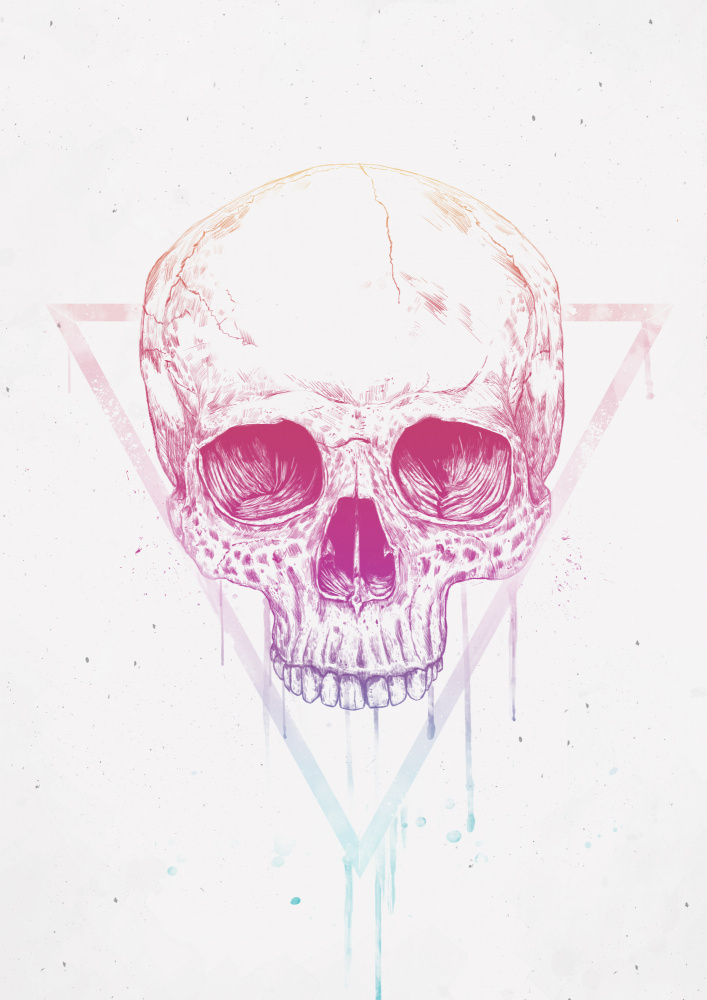 Skull in a triangle von Balazs Solti